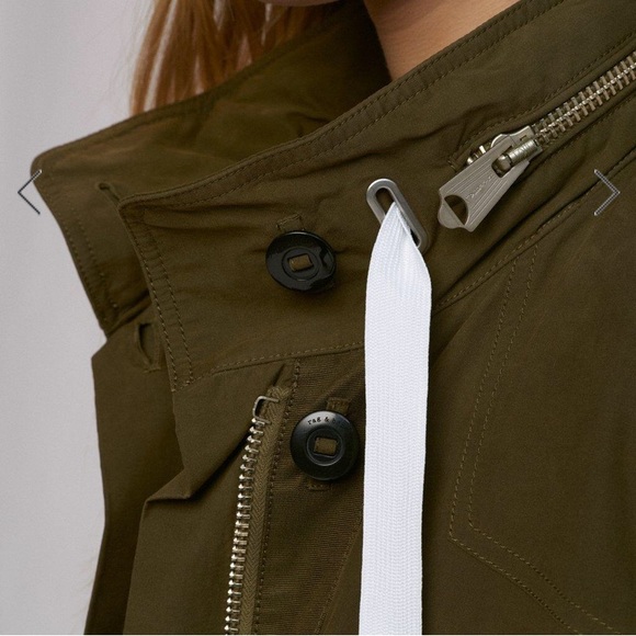 rag & bone Voltaire Parka, Small, Green - Picture 5 of 7